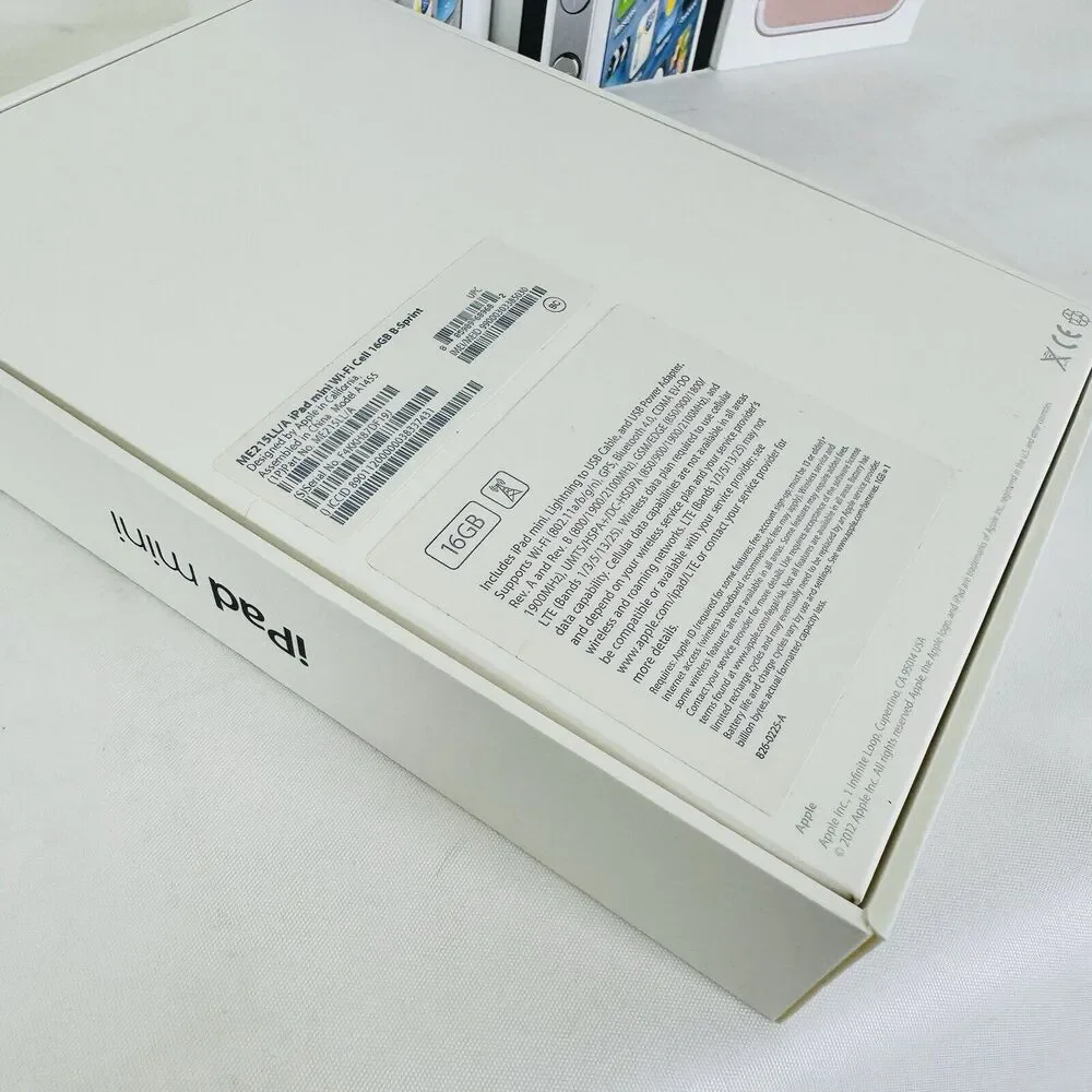 Lot of‎ 9 Misc Apple: iPhone 4s 4 6s Plus 7, Watch and mini iPad Empty Boxes
